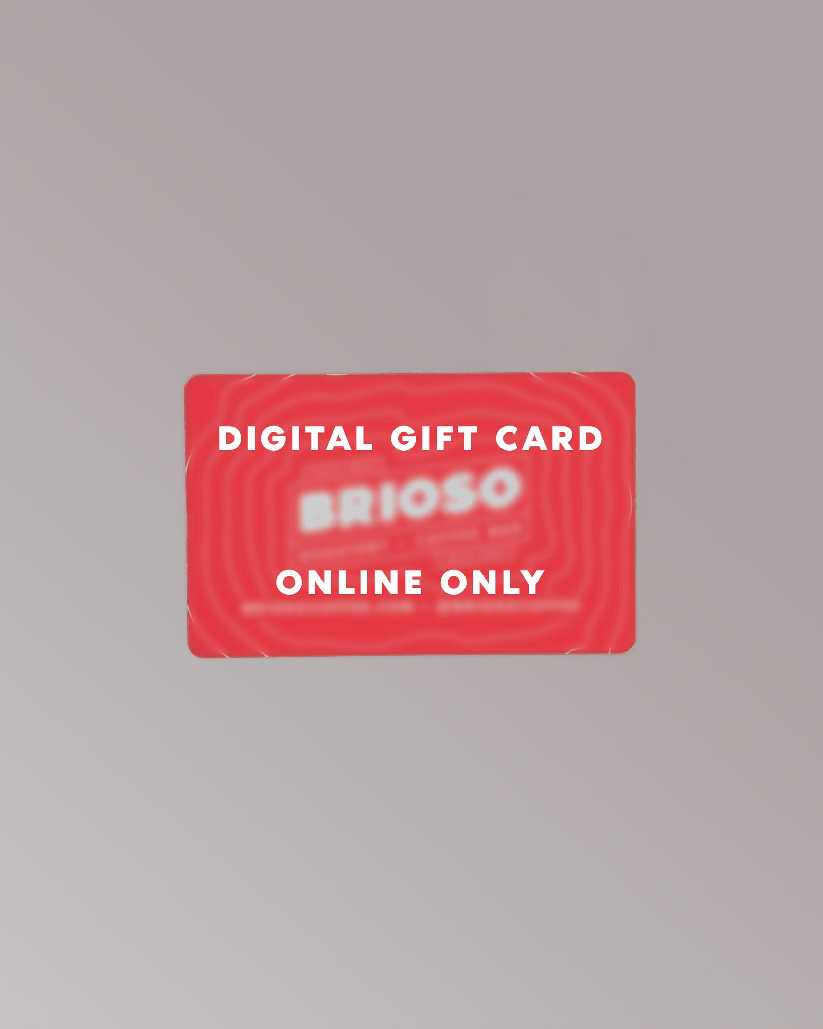 Online Only - $10 Gift Card