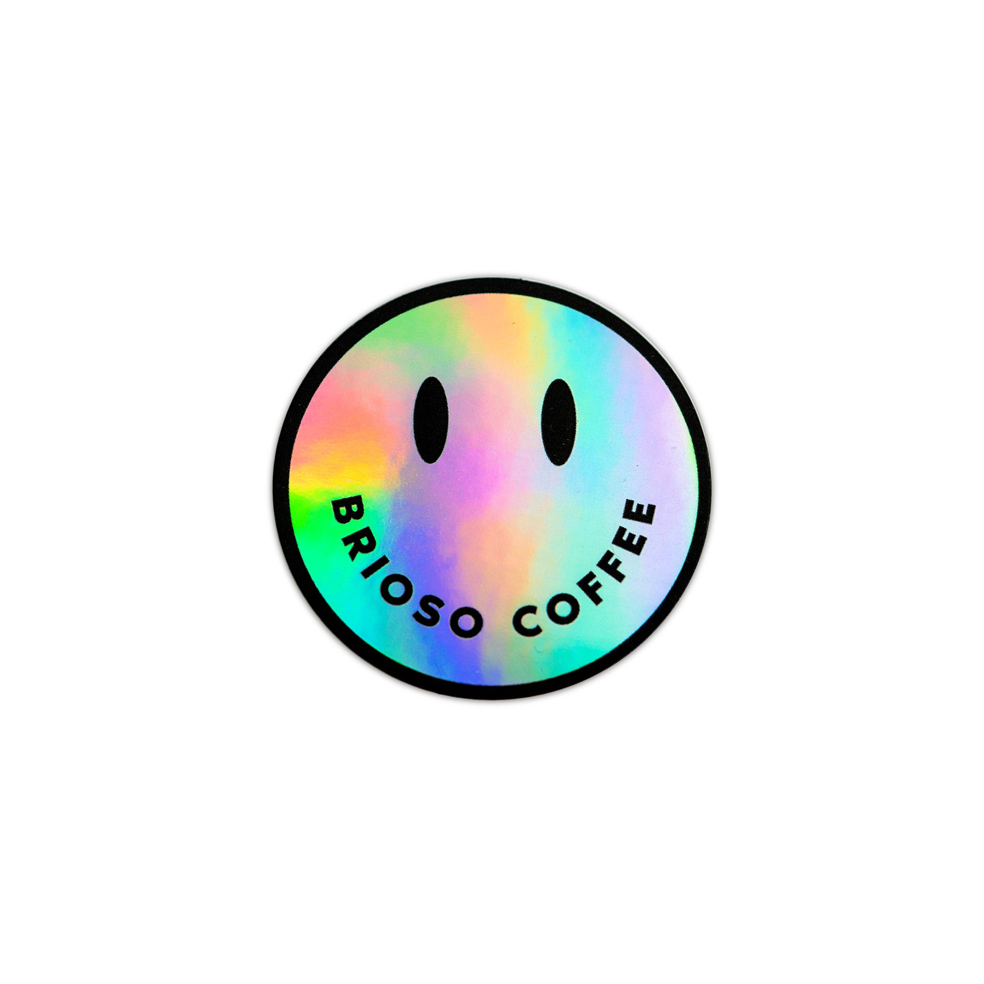 Brioso Holo Smiley Sticker