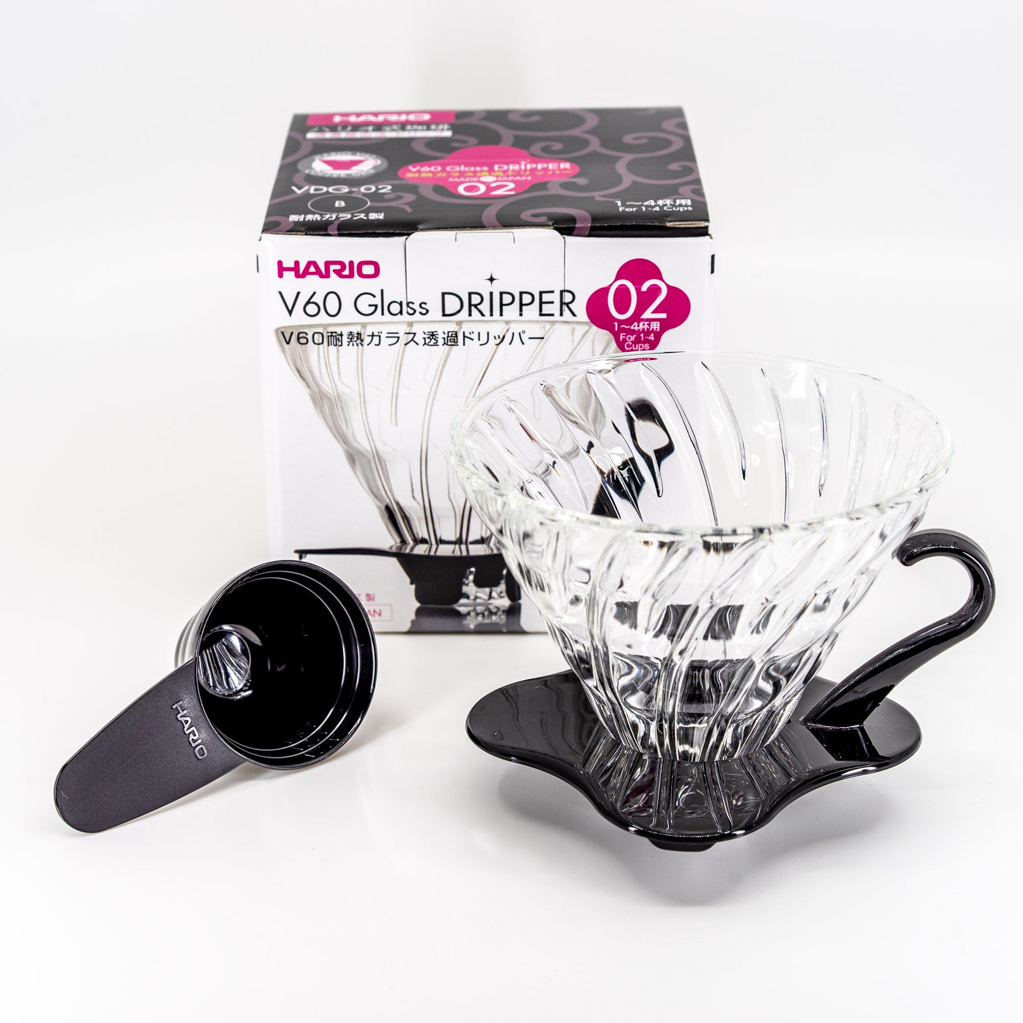 Hario V60 Glass Dripper - Black