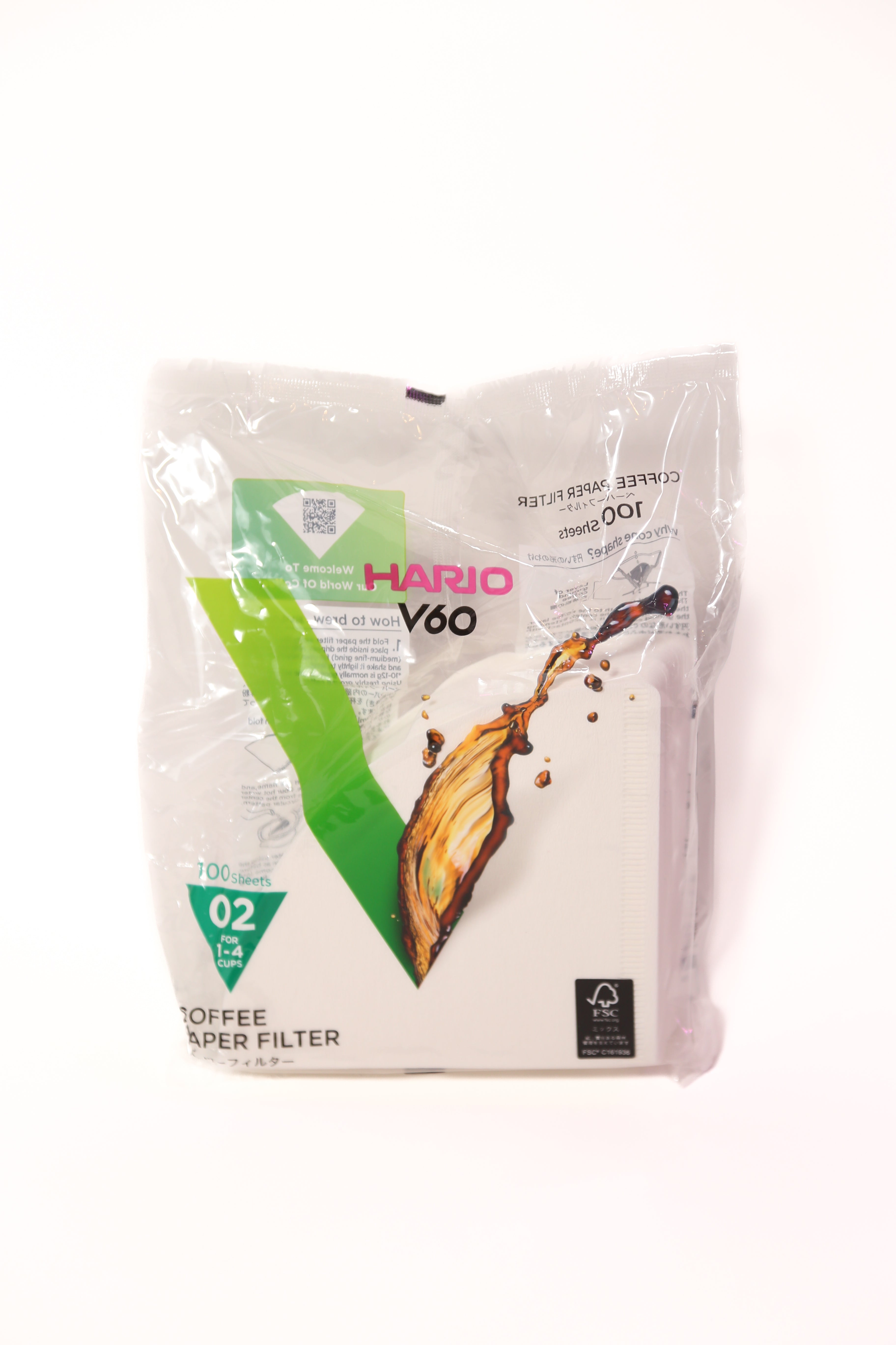 Hario Size 02 White V60 Filters