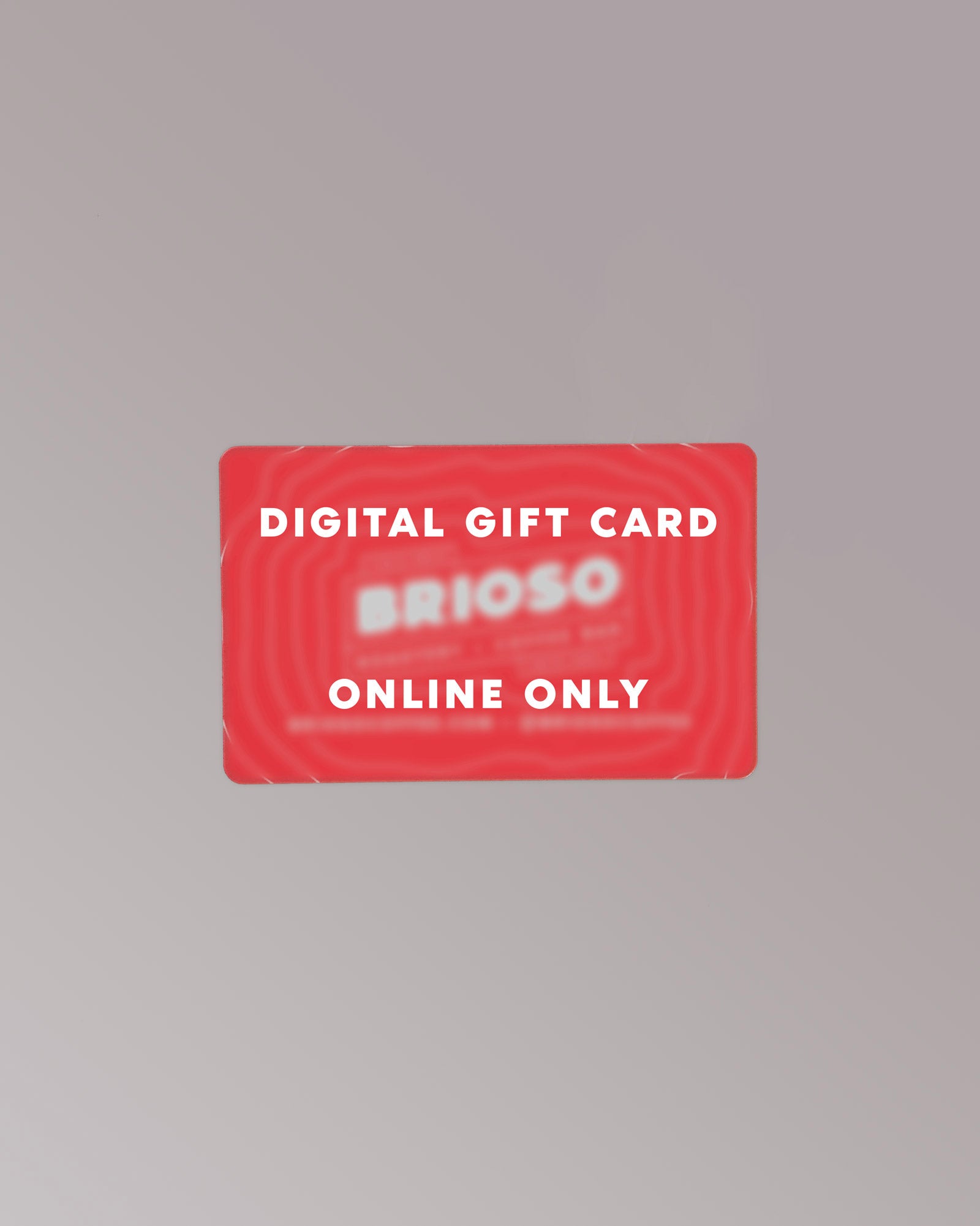 Online Only - $20 Gift Card