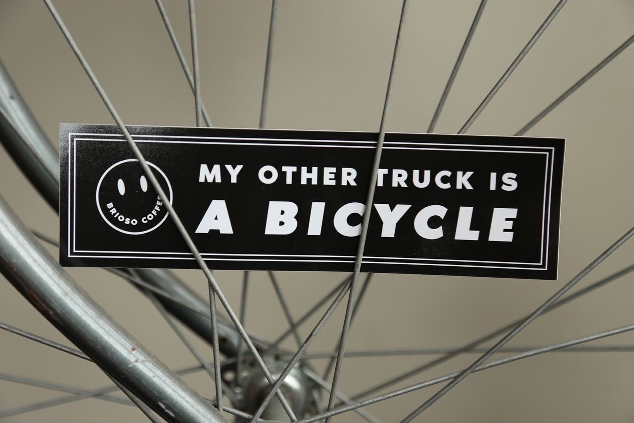 My Other Truck is a Bicycle Bumper Sticker